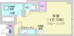 マイルーム38の物件間取画像